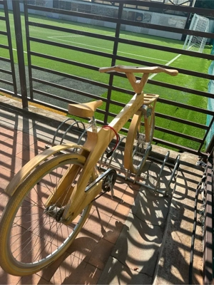 bicicleta lemn CocoMat - imagine 4