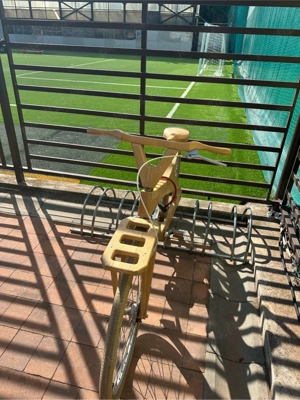 bicicleta lemn CocoMat - imagine 5