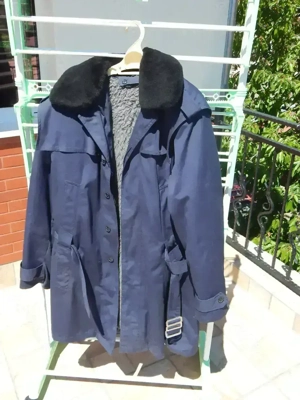 Palton uniforma militara aviatie cu guler imblanit