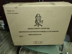 Scaun ergonomic , gamer  , sigilat in cutie , culoare rosie