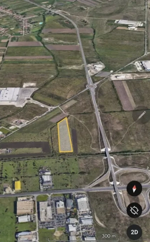 Aeroport - Teren industrial - S 1.5 ha - Utilitati la marginea parcelei