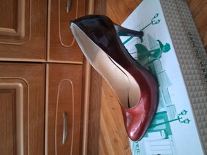 Pantofi de piele lac