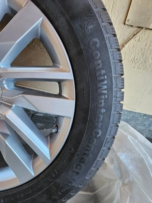 Jante Roti 19 Iarna VW Touareg Originale / Anvelope Iarna 255 55 R19 - Rulate 100km. - imagine 2