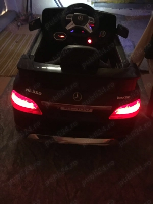 Vand mașină  electrică PENTRU COPII  MODEL  Mercedes Benz ML 350   pentru 2-5 ani - imagine 5