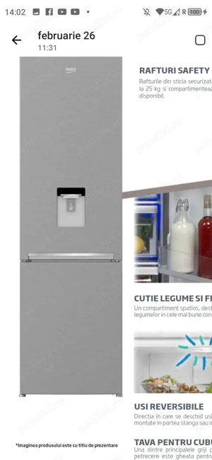 vand combina frigorifica 