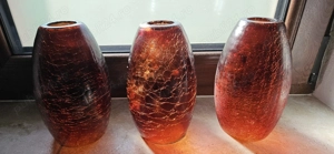 Abajur rosu (trei bucati)