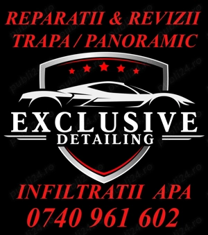 Reparatii Trapa, Panoramic , Scurgeri , Infiltratii apa Auto
