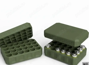 HELiX Tactical Battery Vault   Organizator Profesional 24 X CR123A   16340 - imagine 2