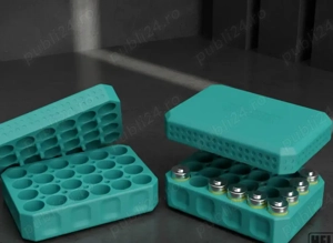 HELiX Tactical Battery Vault   Organizator Profesional 24 X CR123A   16340 - imagine 3