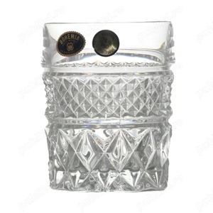 Set 6 pahare whisky din cristal de Bohemia, 240ml, nou, sigilat