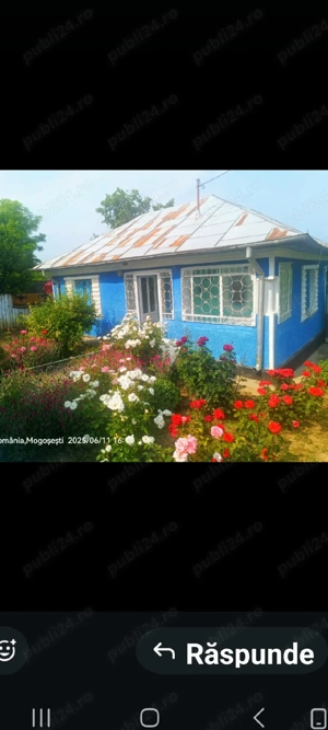 Casă de  vînzare in Mogosesti jud iasi   casa easte compusa din 4 camere locuibil.