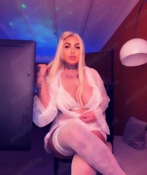 Blonda tatuata,cu piercing in zona intima!!Ofer si show web,dar si masaj erotic! - imagine 3