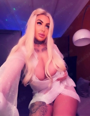 Blonda tatuata,cu piercing in zona intima!!Ofer si show web,dar si masaj erotic! - imagine 6