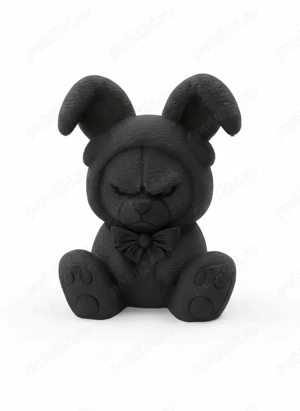 Figurină Premium Grumpy Easter Bear   Ediție Design Carbon Composite