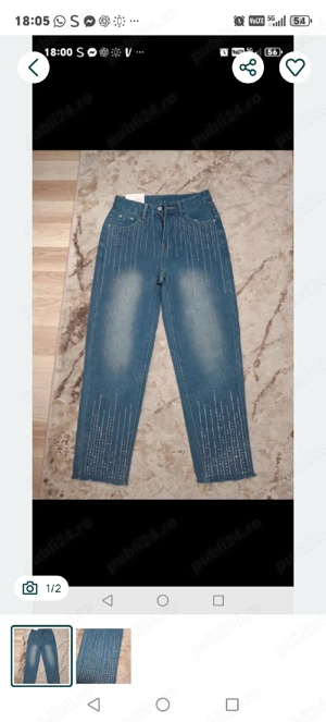 blugi noi cu eticheta 