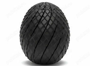 Twisty Fidget Dragon Egg   Carbon Look & Feel