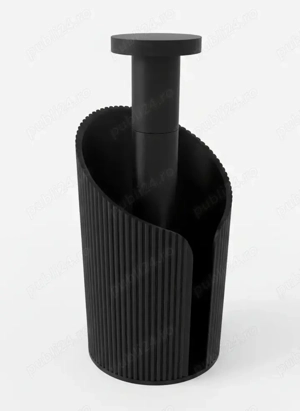 Suport Role Bucătărie Japandi   Design Minimalist Compozit Carbon