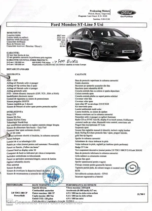 Ford Mondeo 2.0 TDCI PowerShift ST Line High - imagine 9