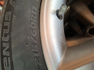 Vand roti din aluminiu originale nissan quasqai j10 cu anvelope hankook dot 44/22ope de bara hankook - imagine 2