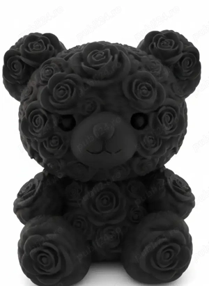 Ursuleț Eternal Rose   Ediție Specială Valentine s Day, Textură Trandafiri 3D