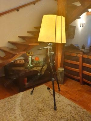 Lampadar CC Design, cablu,stecher, intrerupator vintage