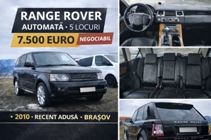 Vând range rover automată si ford transit custom 