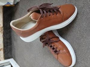 Pantofi piele, handmade, marimea 42 - imagine 4