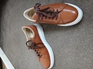 Pantofi piele, handmade, marimea 42