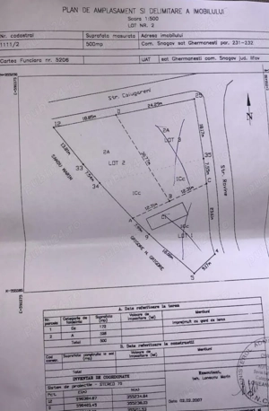 Teren Ghermănești (com. Snagov), 500mp, deschidere stradă 19 m, toate utilităţile - imagine 2
