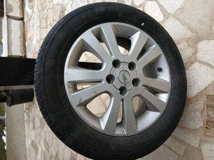 Roți opel astra g 16", anvelope vara aproape noi