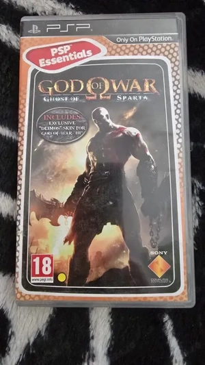 Joc video God of War: Ghost of Sparta pentru consola PlayStation Portable (PSP).