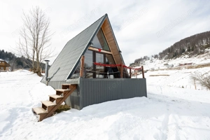 Teren 7,656 mp + Cabane tip A Frame, Fundata - imagine 4