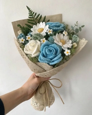 Flori croșetate 8 Martie - imagine 4