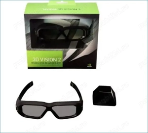 Kit nVidia 3D Vision 2,ochelari 3D+emitator IR+monitor 3D 24"