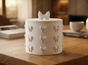 Recipient Organizator Premium Cu Fundite   Compozit Carbon