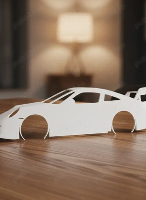 Decor Auto Sport 3D   Ediție Limitată Design Porsche, Compozit De Carbon