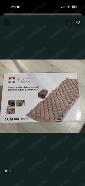 Saltea antiescare cu compresor