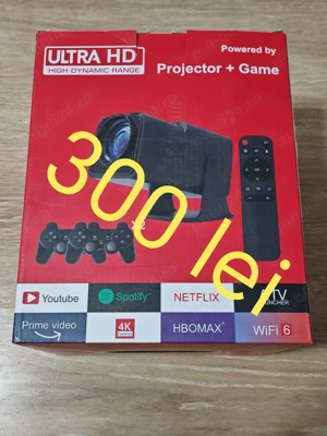 Video proiector cu jocuri