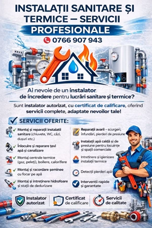 Instalator sanitar si termic