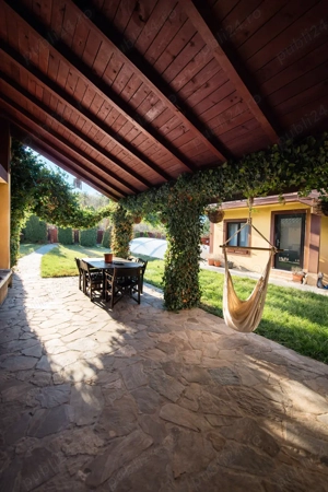 Proprietate completă gata de mutat: casă + 2 apartamente + piscină, curte  - imagine 5