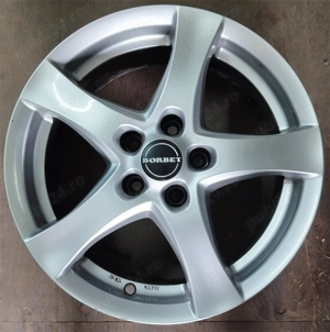 Jante aliaj 16 zoll marca Borbet, Opel Astra K / J/ Mokka  - imagine 2