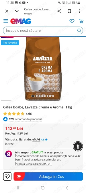 cafea Lavazza 