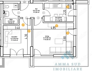 Apartament 2 Camere Decomandat - 61.55 mp - Incalzire in Pardoseala - imagine 8