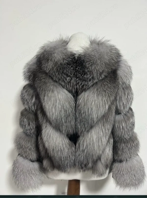  Blană vulpe argintie 3in 1