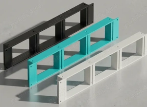 Rackfinity 2U   Suport Modular Rack IT Din Compozit Carbon