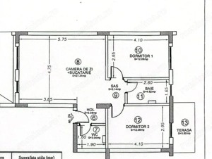 Apartament 3 camere, 64 mp, zona Semicentral