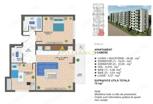 Nou Drumul Binelui 3 camere - imagine 9