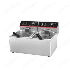 Friteuza 2 x 4 litri - termostat pana la 200 C