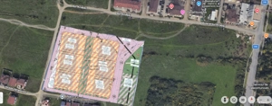 Proprietar   vand parcele PUZ locuințe colective, 42 apartamente, P+3E+Er, zona Giroc -Tmisoara - imagine 2