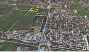 Proprietar   vand parcele PUZ locuințe colective, 42 apartamente, P+3E+Er, zona Giroc -Tmisoara - imagine 3